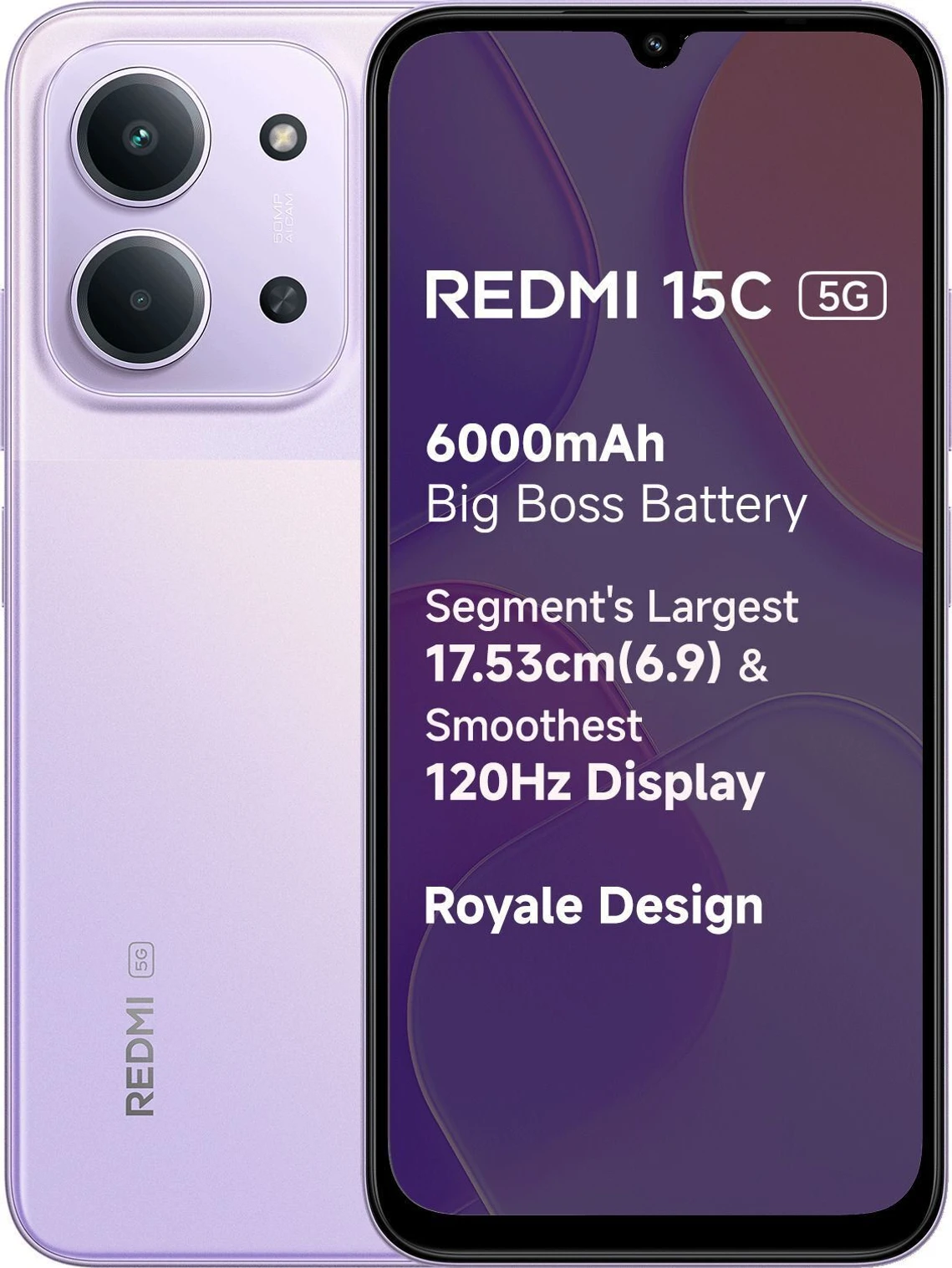 Redmi 15c 5G Dusk Purple(6/128GB)-XIAOMI-MI FOCUS